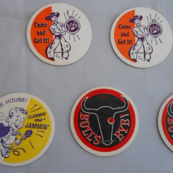 Vintage Pog Brand Pog Lot, Lot Of 5, 1990's, Toys/Games, Milk Caps - Picture 2 of 4